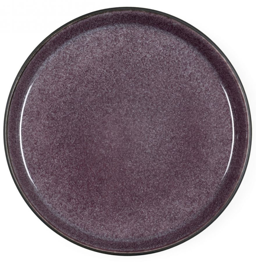 Talerz Gastro Ø21 cm czarny/liliowy – obraz-1