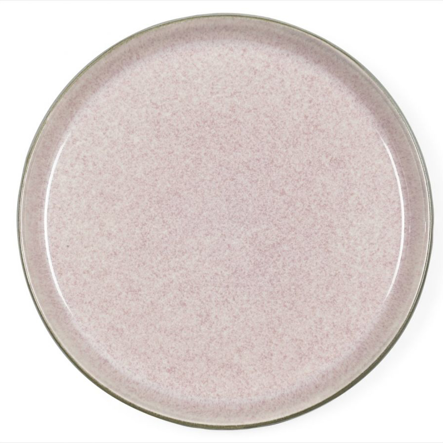 Talerz Gastro Ø21 cm szary/jasnoróżowy – obraz-1