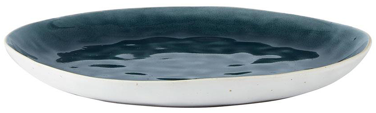 Talerz ceramiczny Ø32 cm petrol Outlet – obraz-1