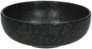 Talerz głęboki Basalt Ø16x6 cm czarny – obraz-1