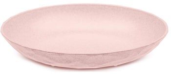 Talerz głęboki z tworzywa sztucznego różowy 22 cm – obraz-1