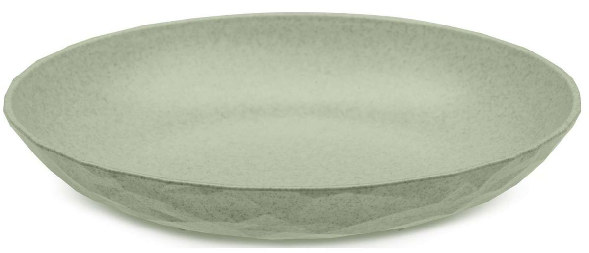 Talerz głęboki z tworzywa sztucznego zielony 22 cm – obraz-1