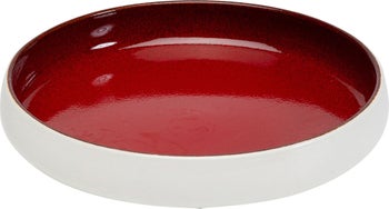 Talerz głęboki czerwony porcelana Ø21 cm – obraz-1