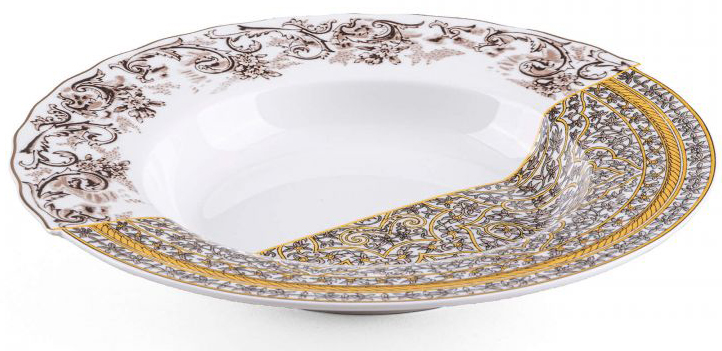 Talerz głęboki porcelanowy Ø25cm kolorowy – obraz-1