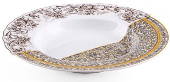 Talerz głęboki porcelanowy Ø25cm kolorowy – obraz-1