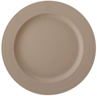 Talerz głęboki plastikowy brązowy ∅22 cm – obraz-1
