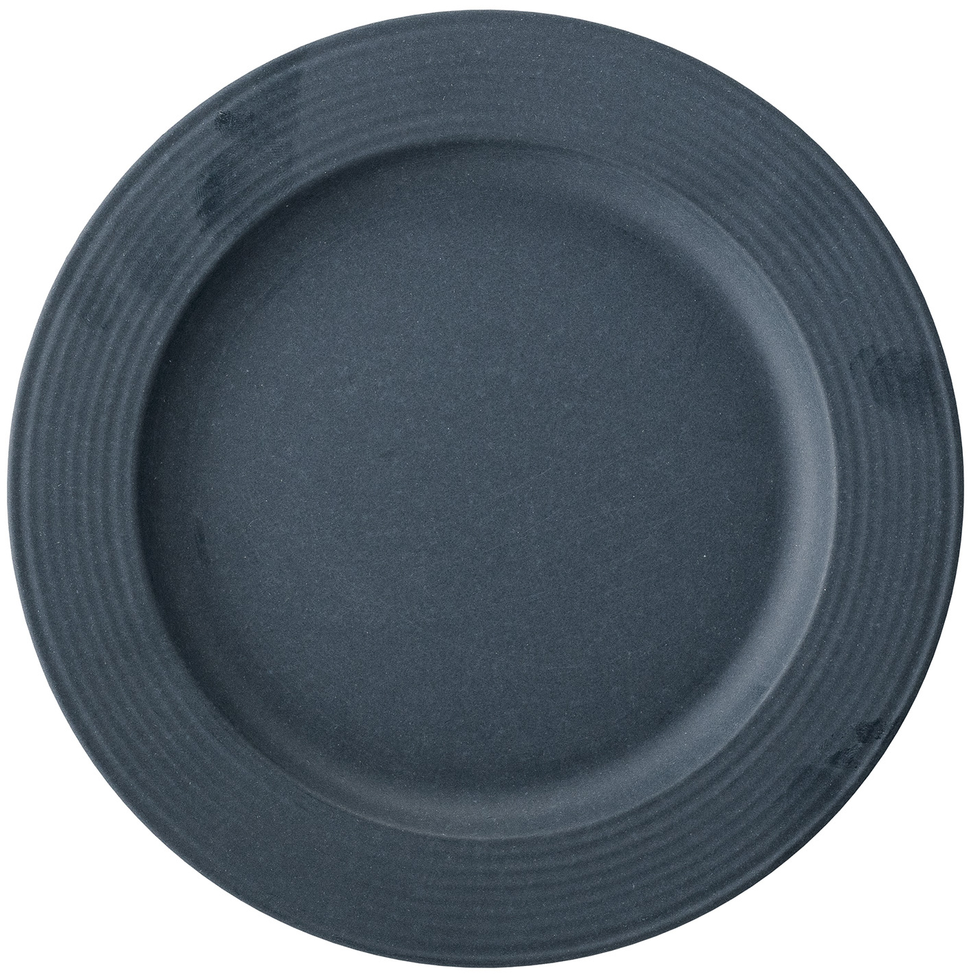 Talerz głęboki plastikowy niebieski ∅22 cm – obraz-1