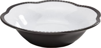 Talerz głęboki Neo Barock Ø21 cm biało-czarny – obraz-1