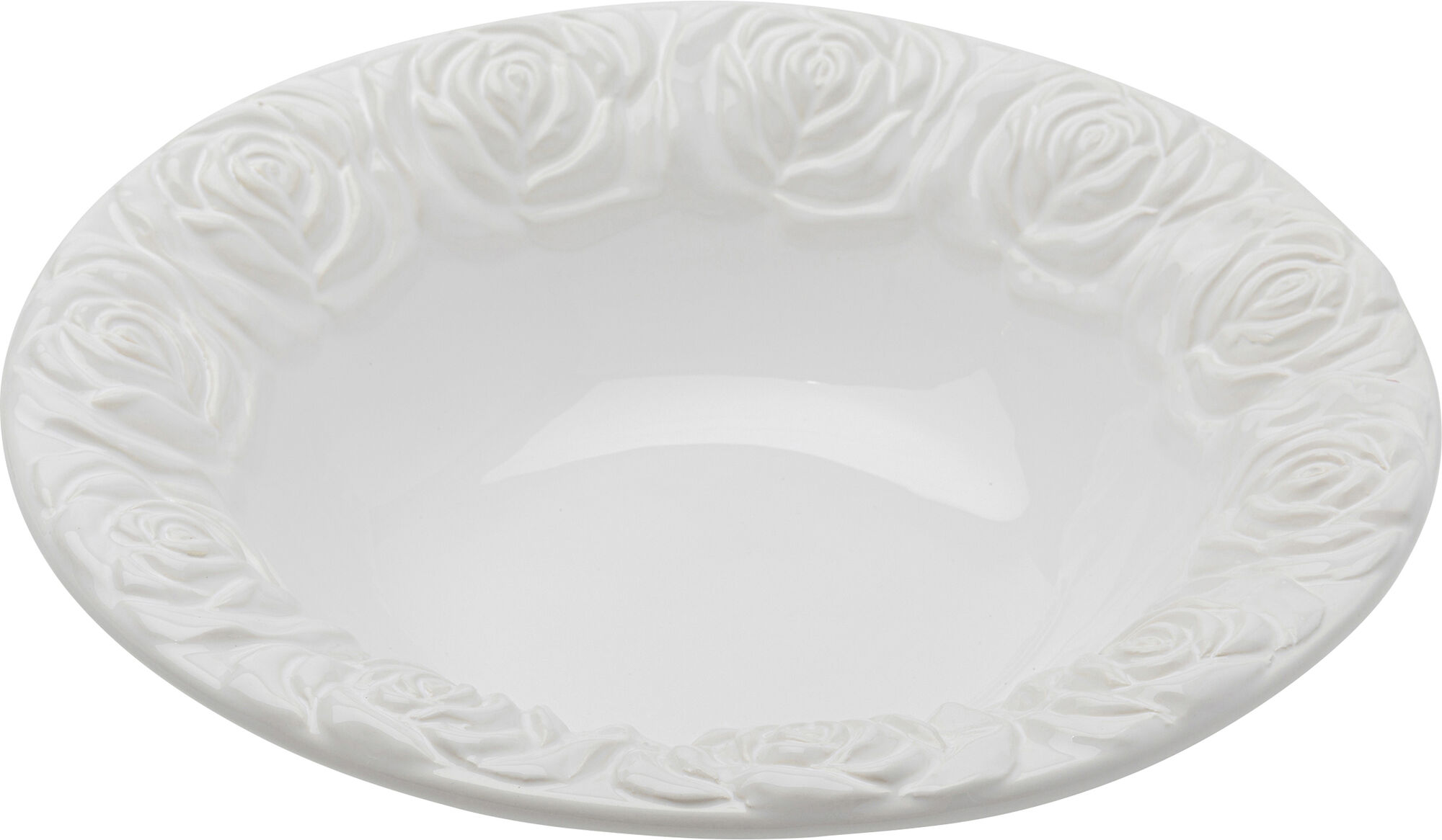 Talerz głęboki Rosa Ø28 biały – grafika-1.