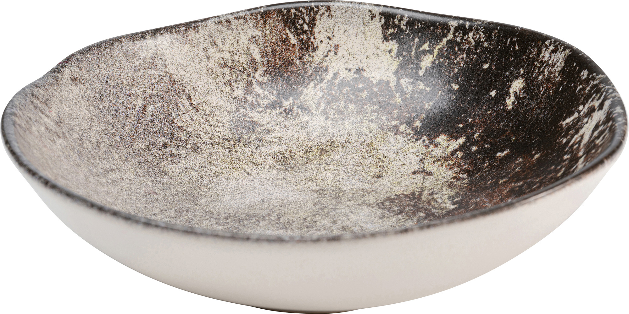 produkt: Djup Tallrik Savannah - Glaserat Stengods Brun/Grå, Ø20cm.