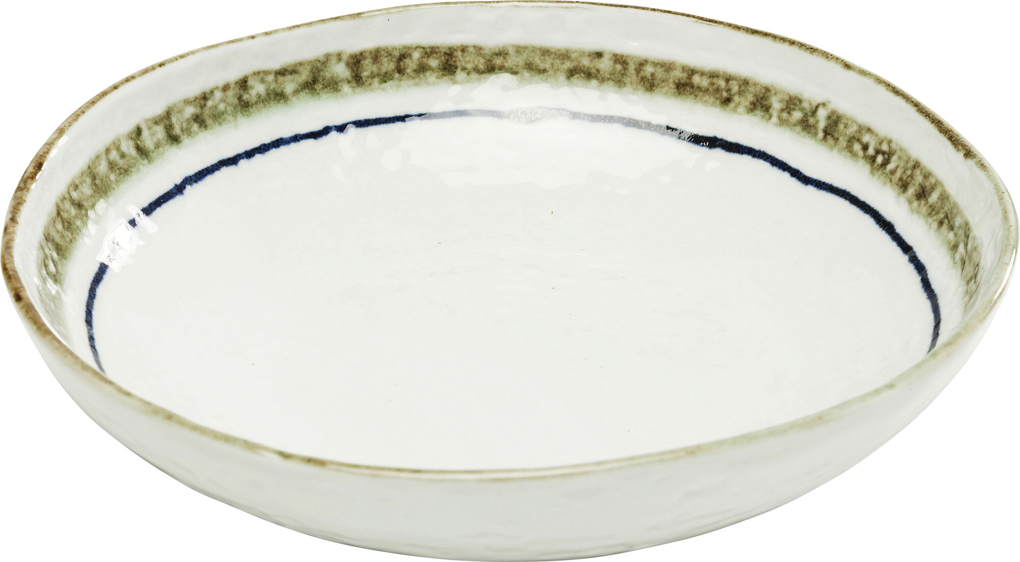 Talerz głęboki kamionkowy kolorowy Ø21 cm – obraz-1