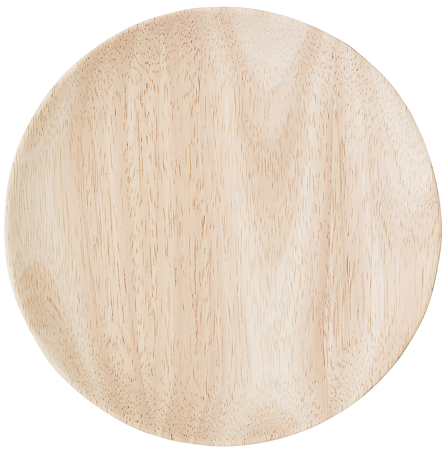 Talerz do serwowania Ø20 cm drewniany – obraz-1