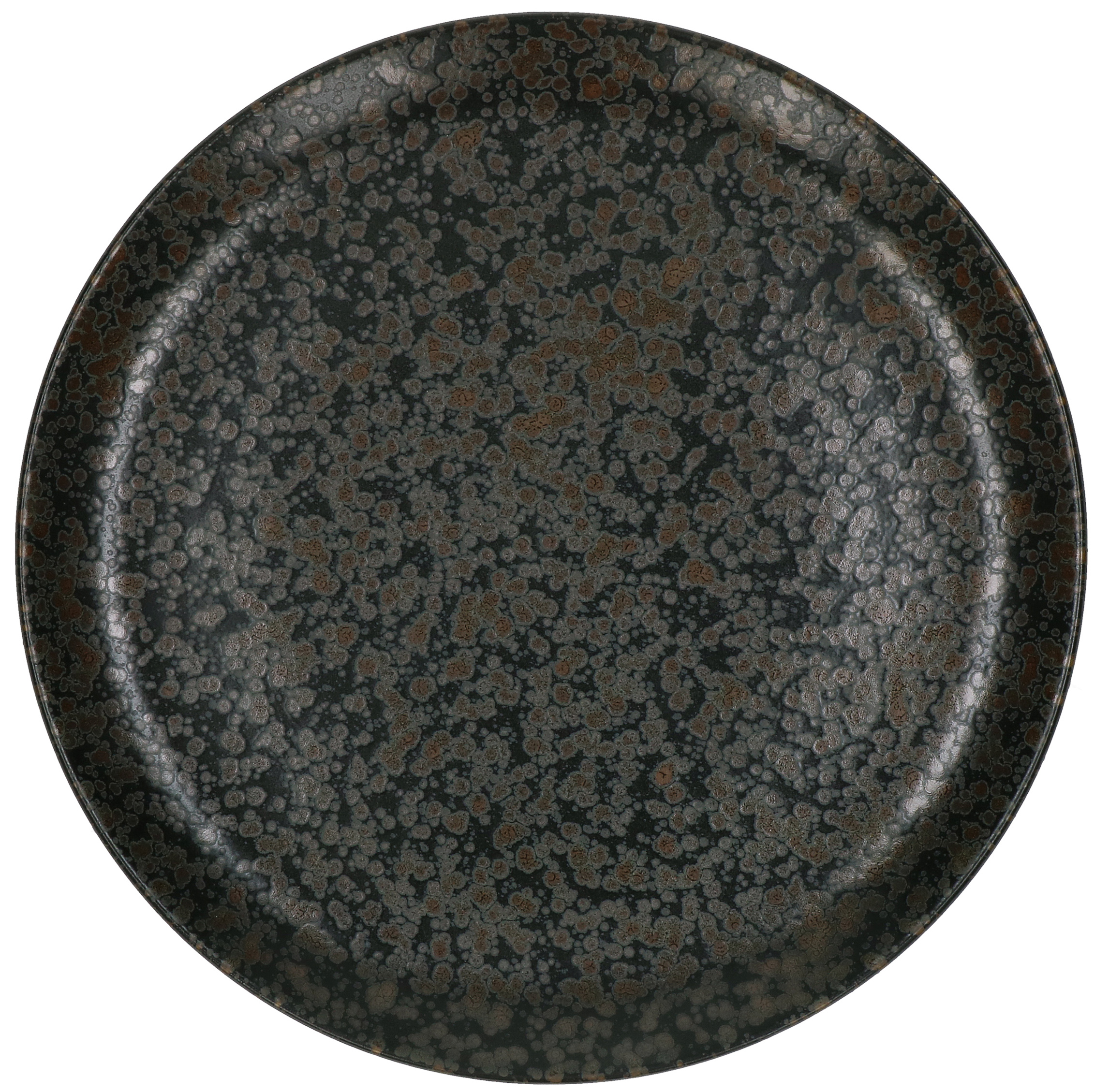 Talerz obiadowy Basalt Ø27 cm czarny – obraz-1