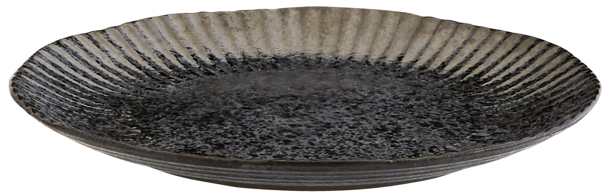 Talerz obiadowy Martha ∅28 cm czarny – obraz-1