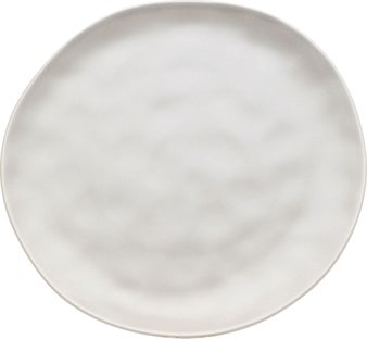 Talerz płytki kamionkowy szary Ø26 cm  – obraz-1
