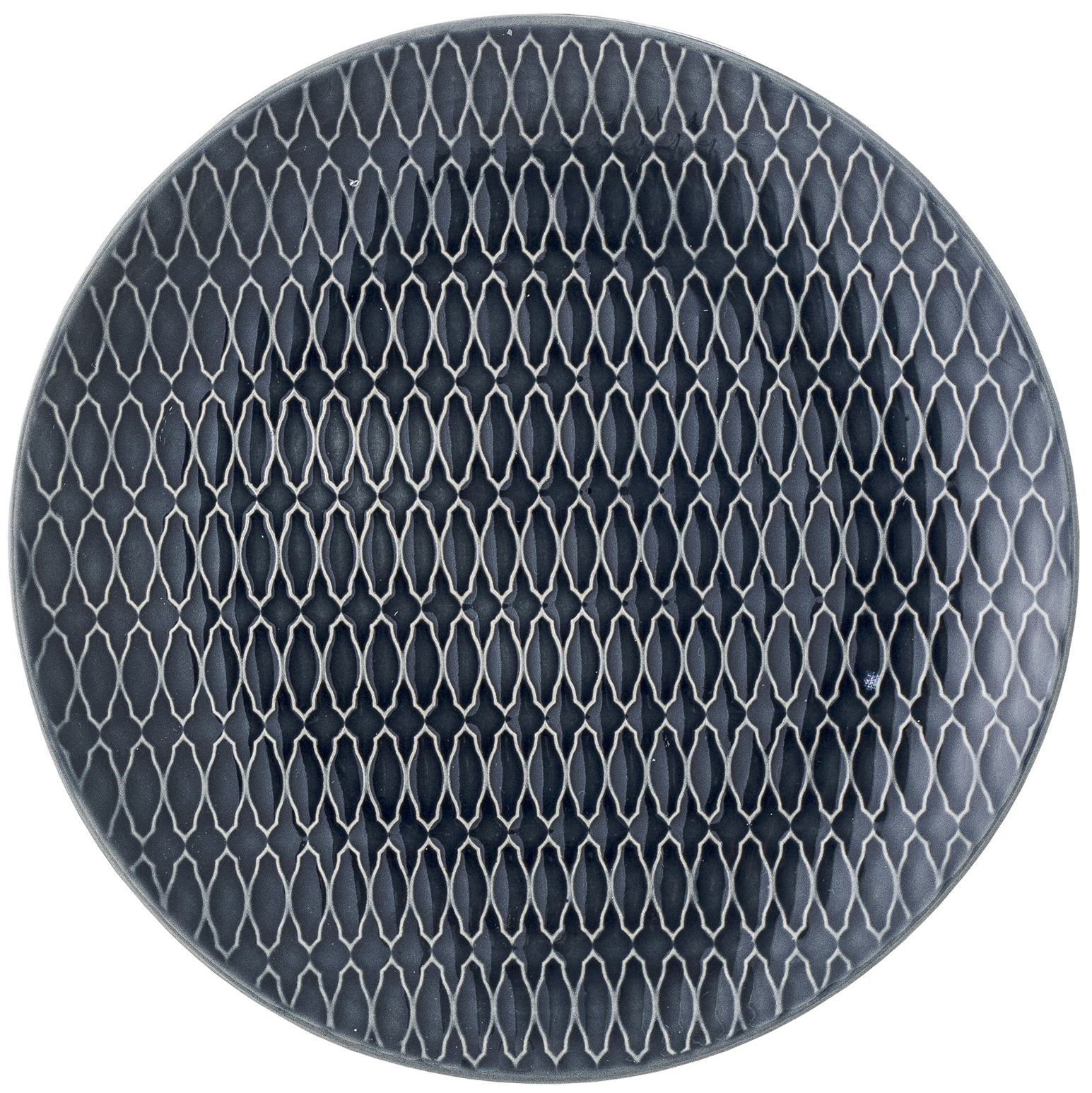 Talerz płytki Naomi II 20 cm niebieski – obraz-1