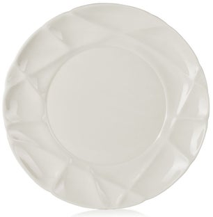 Talerz porcelanowy Ø23 cm biały – obraz-1
