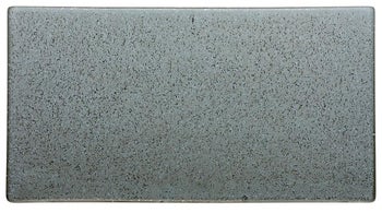Talerz do serwowania z kamionki szary 30x16 cm – obraz-1