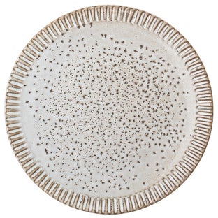 Talerz z kamionki szary Ø20 cm – obraz-1
