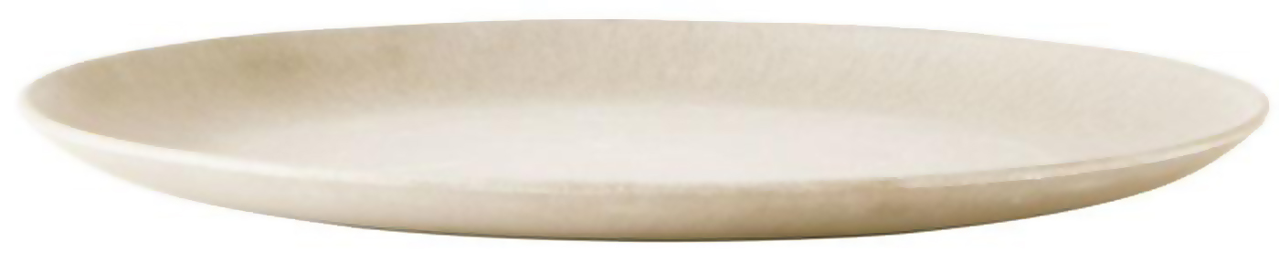 Talerz płaski off-white Ø23x2 cm – obraz-1