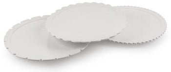 Talerze obiadowe Machine (3-set) Ø27 cm białe – obraz-1