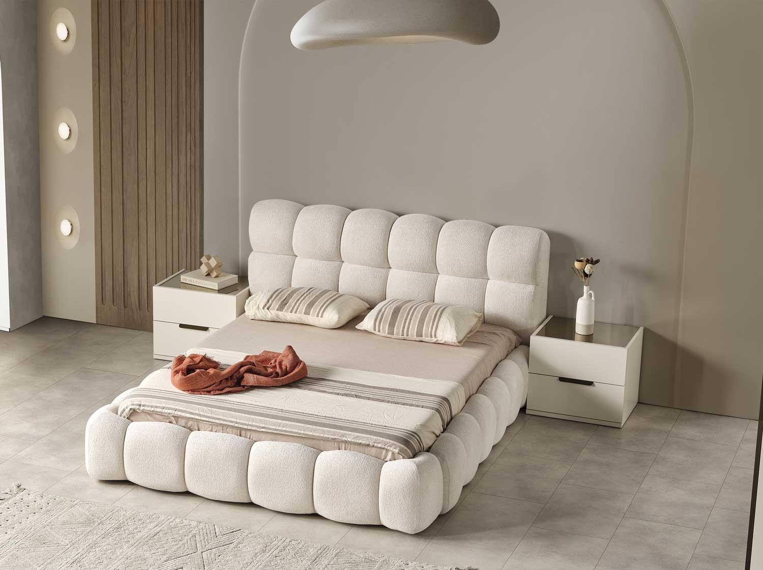 Тапицирано легло с рамка TOSCANO 160/200 – изображение-1