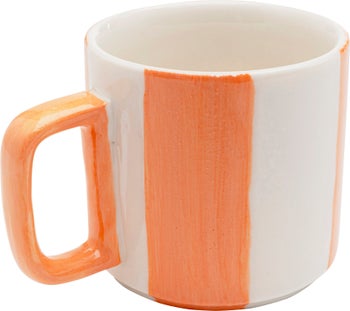 Puodelis Cocina Stripes Rose – paveikslėlis-1.