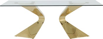 Spisebord Gloria Gull 200x100cm – bilde-1.