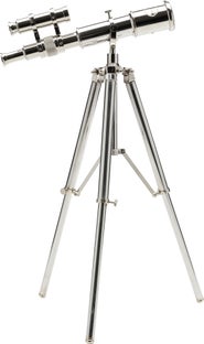 Деко обект Telescope Silver Clock 49cm – изображение-1.