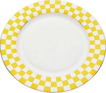 Tallerken Harlequin Gul Ø27cm – bilde-1.