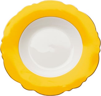 Sárga Harlequin Mélytányér Ø23cm – kép-1.