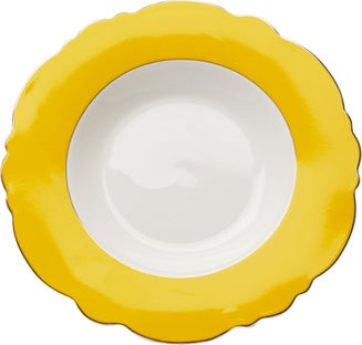 Tallerken Deep Harlequin Gul Ø23cm – bilde-1.