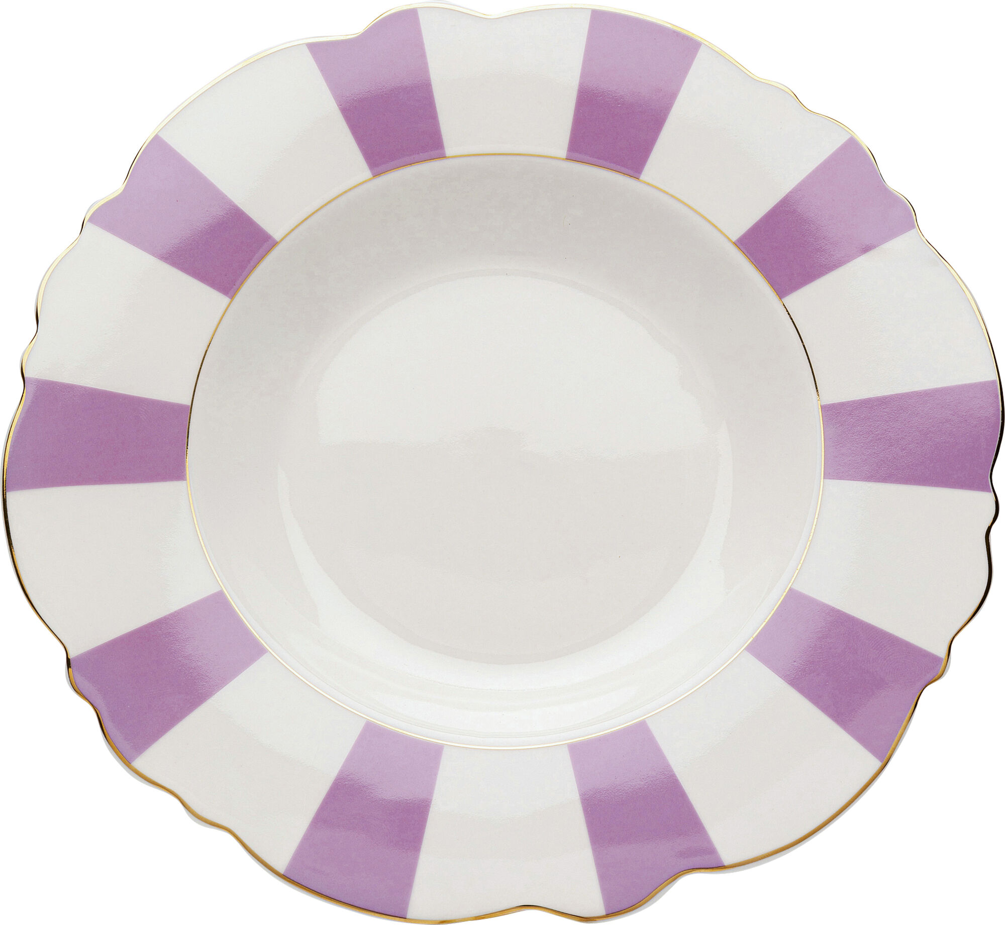 Talerz głęboki Harlequin fioletowy Ø23cm – grafika-1.