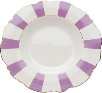 Tallerken Deep Harlequin Lilla Ø23cm – bilde-1.
