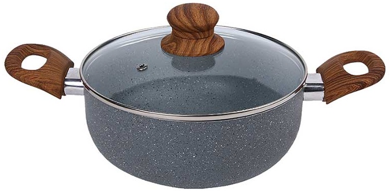 Тенджера с капак Stone wood 16см – изображение-1