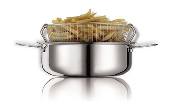 Тенджера с приставка за пържене – изображение-1