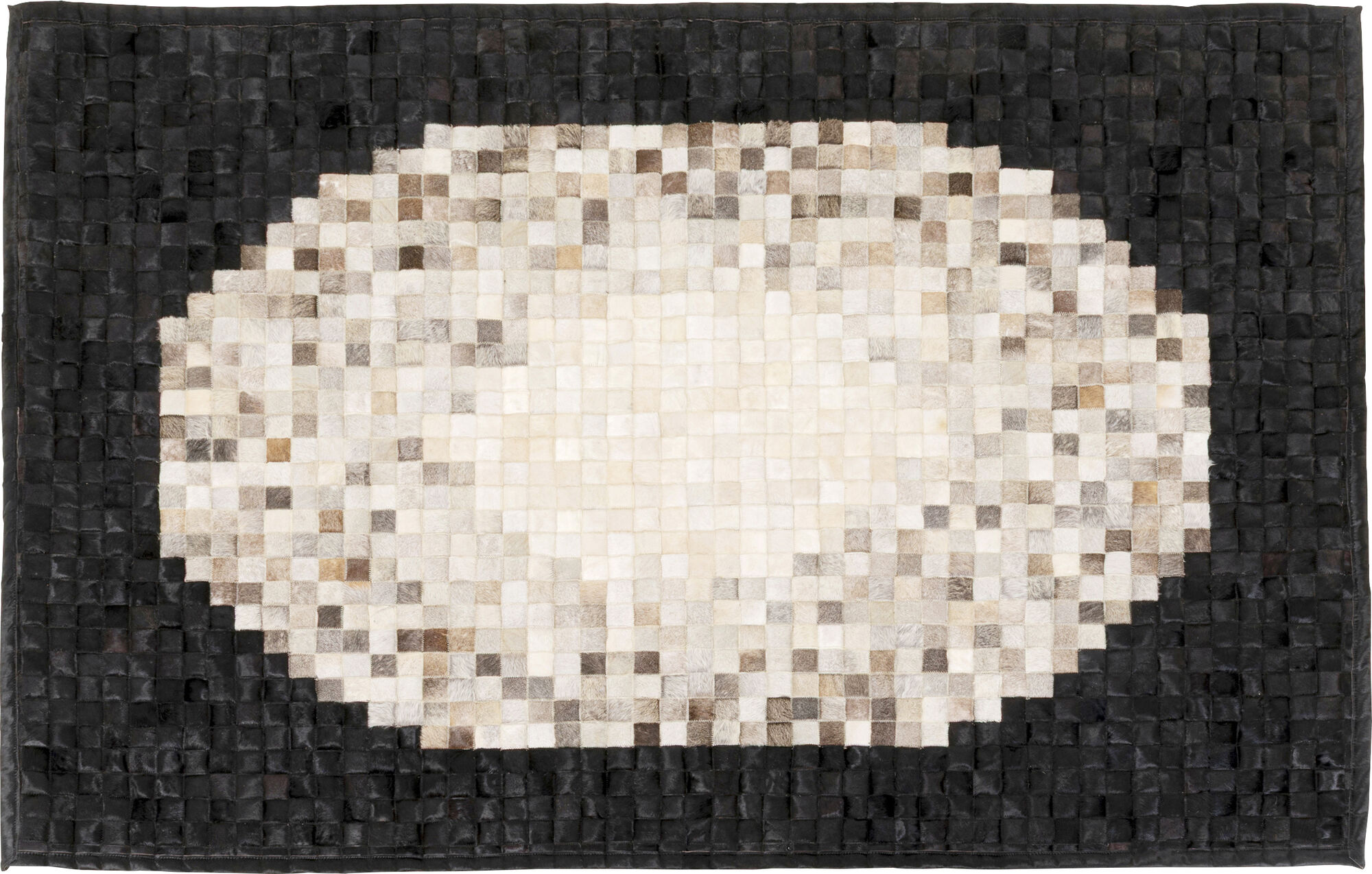 Tappeto Pixel Circle grigio 170x240cm – immagine-1.