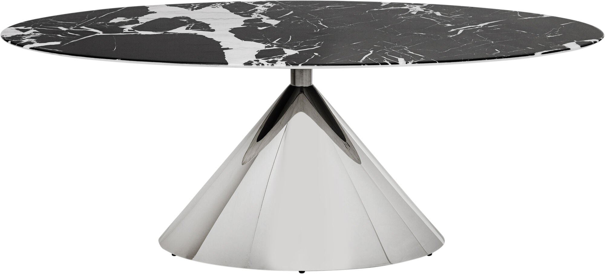 Mambo spisebord, chrome 200x100cm – billede-1.