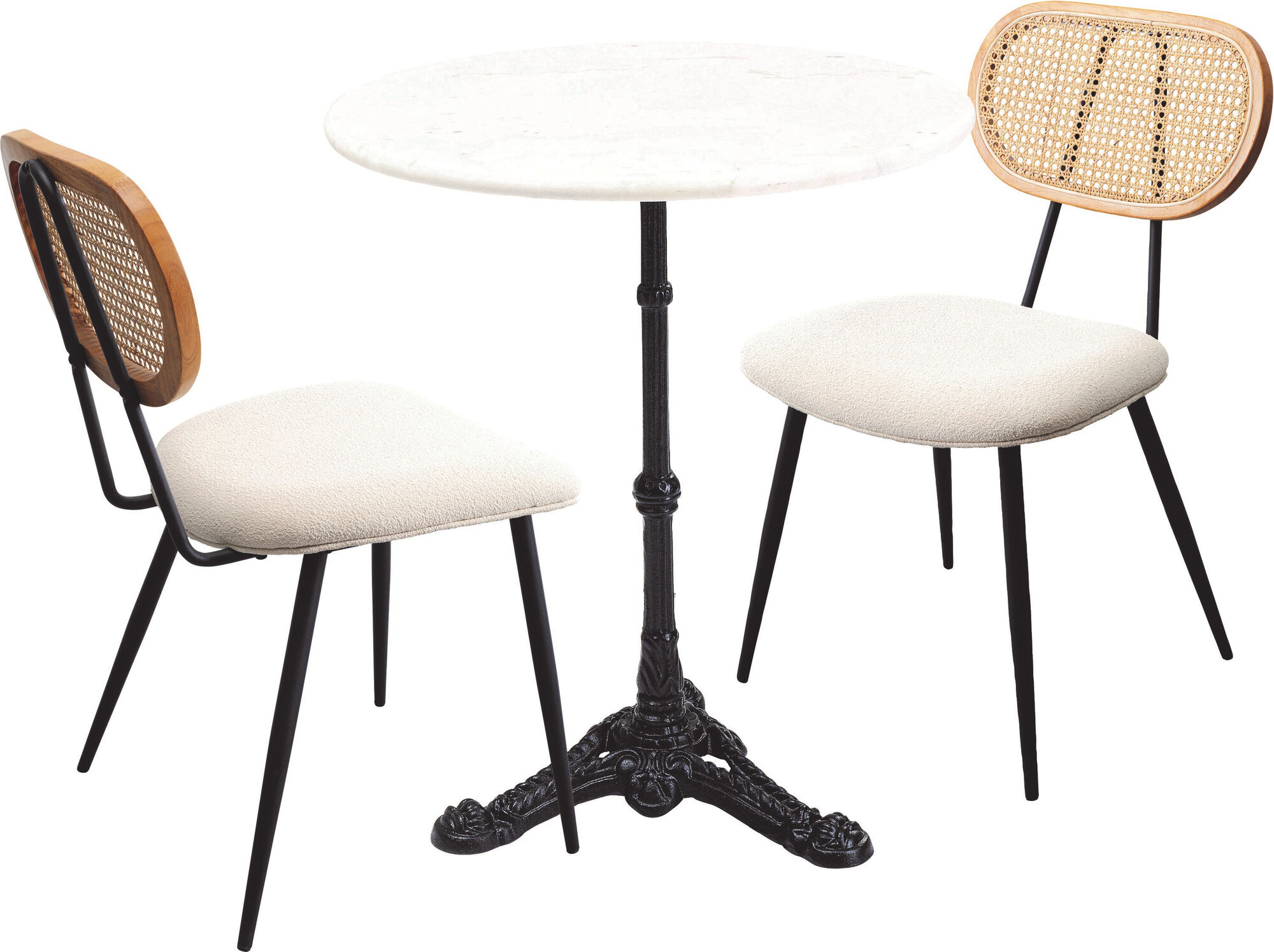 Table Set Bistro Rosalie Creme (3/part) – billede-1.