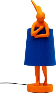 Lámpara de mesa Animal Rabbit naranja/azul 50cm – Imagen-1.