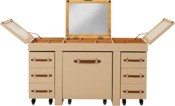 Make Up - Möbel Venezia - Sminkbord Med Spegel – bild-1.