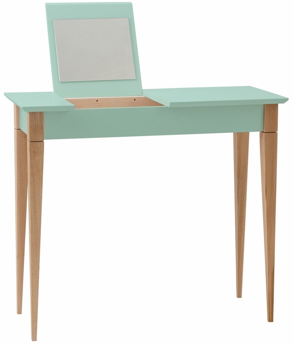 Toaletka z lusterkiem Mimo 105x35 cm miętowa – obraz-1