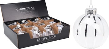 Топка за елха с пера 8 см – изображение-1