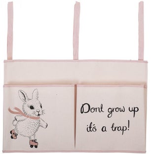 Torba do przechowywania różowa 55x35 cm – obraz-1
