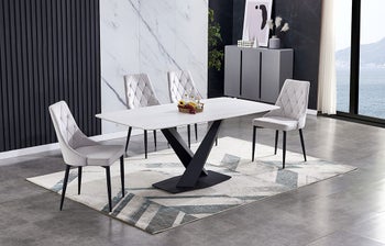 Трапезен комплект Маса 2313 и столове 1168 – изображение-1