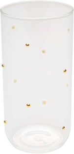Stiklinė Glam Dots Gold 14cm – paveikslėlis-1.