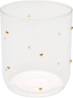 Vaso bajo Glam Dots Dorado 9 cm – Imagen-1.