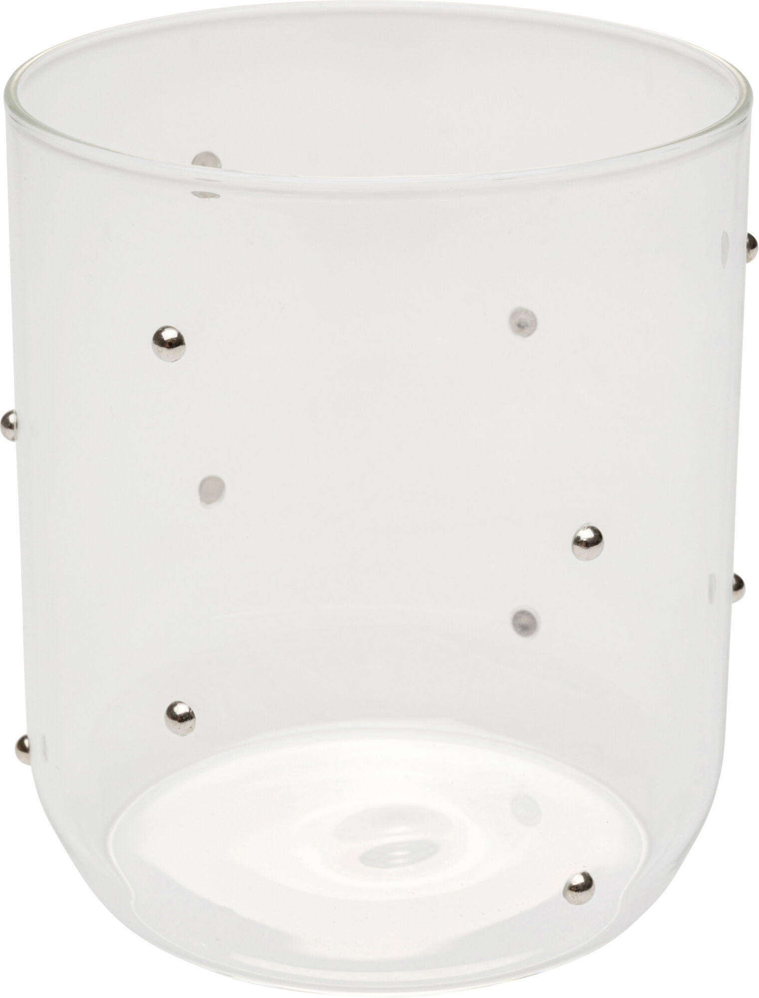 Čaša Glam Dots Silver 9cm – slika-1.