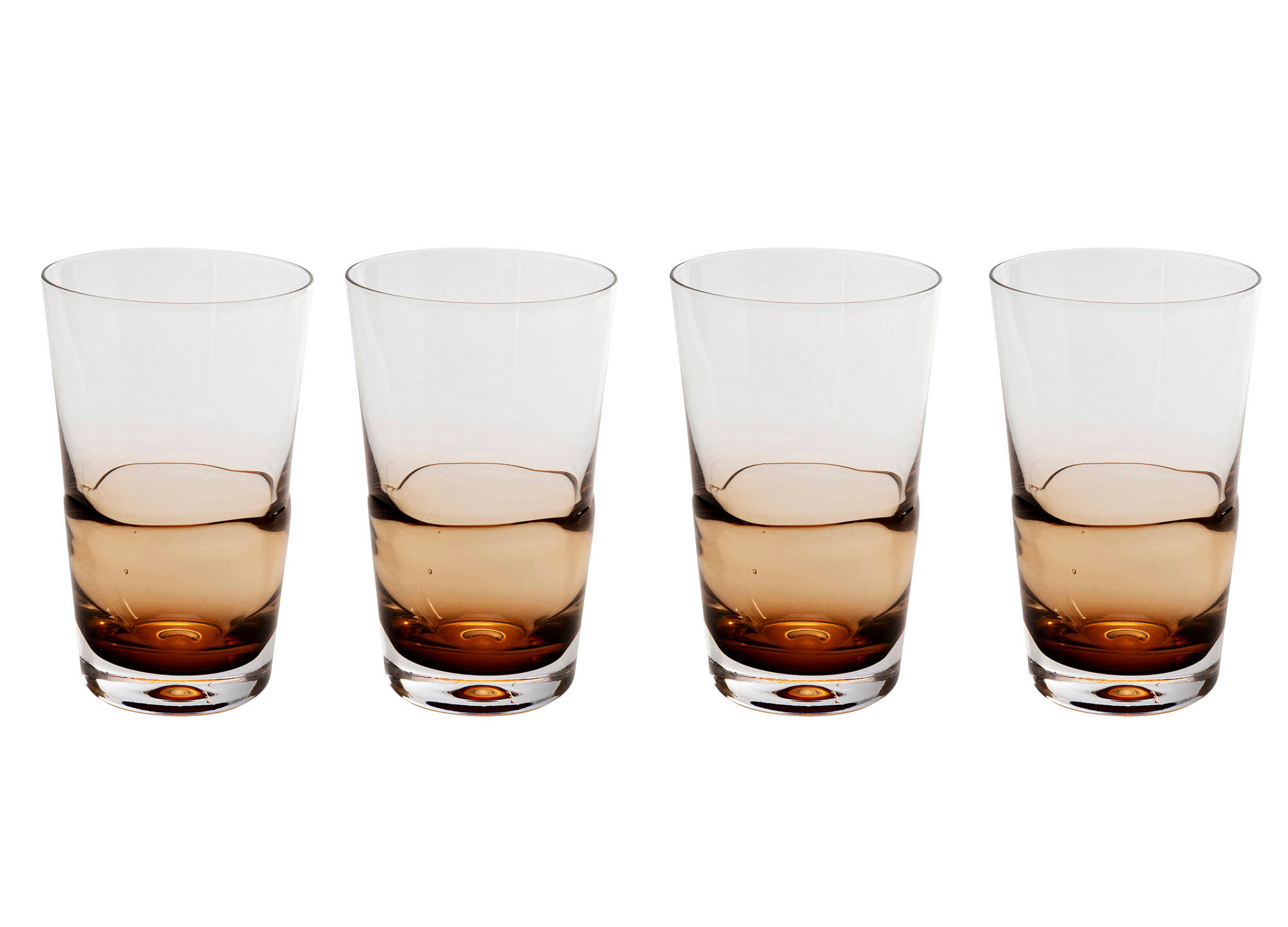 Dricksglas Mimi – Amber, 14 cm (4-pack) – bild-1.