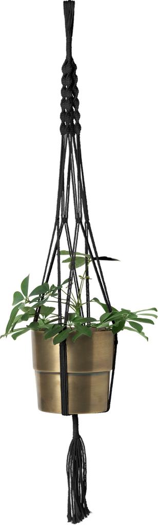 Uchwyt na doniczkę Hanger czarny – obraz-1